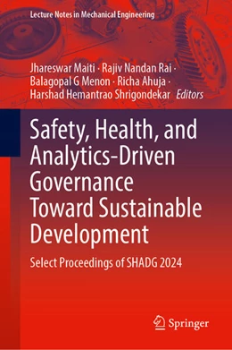 Abbildung von Maiti / Rai | Safety, Health, and Analytics-Driven Governance Toward Sustainable Development | 1. Auflage | 2026 | beck-shop.de
