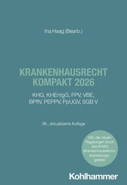 Abbildung von Krankenhausrecht kompakt 2026 | 36. Auflage | 2026 | beck-shop.de