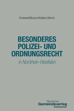 Abbildung von Kniesel / Braun | Besonderes Polizei- und Ordnungsrecht | 1. Auflage | 2026 | beck-shop.de