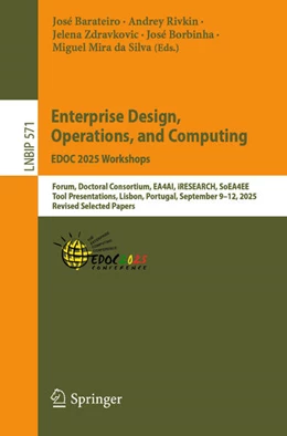 Abbildung von Barateiro / Rivkin | Enterprise Design, Operations, and Computing. EDOC 2025 Workshops | 1. Auflage | 2026 | beck-shop.de
