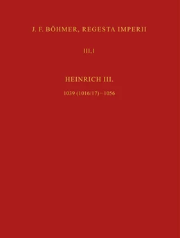 Abbildung von Lubich / Jäckel | J. F. Böhmer, Regesta Imperii | 1. Auflage | 2026 | beck-shop.de