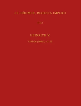 Abbildung von Lubich / Weber | J. F. Böhmer, Regesta Imperii | 1. Auflage | 2026 | beck-shop.de
