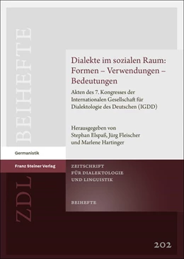Abbildung von Elspaß / Fleischer | Dialekte im sozialen Raum: Formen – Verwendungen – Bedeutungen | 1. Auflage | 2026 | beck-shop.de