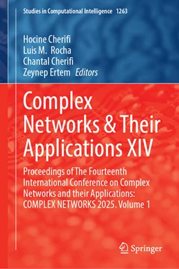 Abbildung von Cherifi / Rocha | Complex Networks & Their Applications XIV | 1. Auflage | 2026 | beck-shop.de