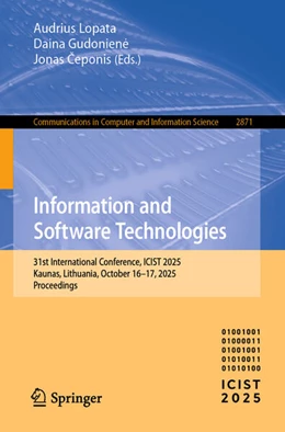 Abbildung von Lopata / Gudoniene | Information and Software Technologies | 1. Auflage | 2026 | beck-shop.de