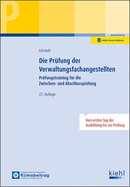 Abbildung von Ickstadt | Die Prüfung der Verwaltungsfachangestellten | 27. Auflage | 2026 | beck-shop.de