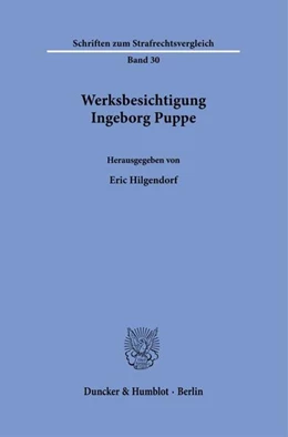 Abbildung von Hilgendorf | Werksbesichtigung Ingeborg Puppe | 1. Auflage | 2026 | beck-shop.de