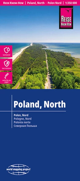 Abbildung von Reise Know-How Landkarte Polen, Nord / Poland, North (1:350.000) | 7. Auflage | 2026 | beck-shop.de