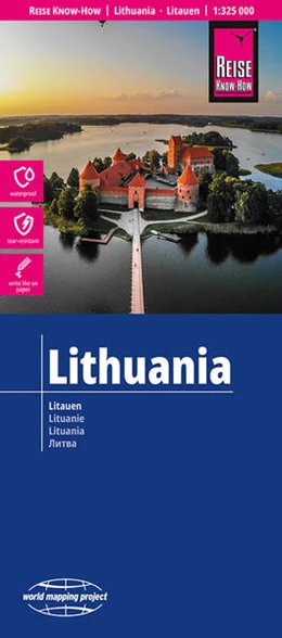 Abbildung von Reise Know-How Landkarte Litauen und Kaliningrad / Lithuania and Kaliningrad (1:325.000) | 7. Auflage | 2026 | beck-shop.de