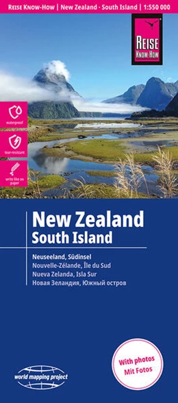 Abbildung von Reise Know-How Landkarte Neuseeland, Südinsel | New Zealand South Island (1:550.000) | 4. Auflage | 2025 | beck-shop.de