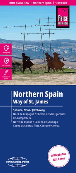 Abbildung von Reise Know-How Landkarte Spanien Nord mit Jakobsweg | Northern Spain and Way of St. James (1:350.000) | 12. Auflage | 2026 | beck-shop.de