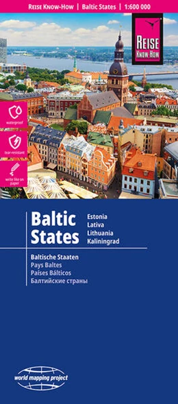 Abbildung von Reise Know-How Landkarte Baltikum | Baltic States (1:600.000): Estland, Lettland, Litauen und Region Kaliningrad | 7. Auflage | 2026 | beck-shop.de