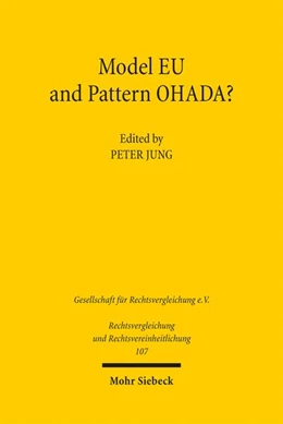 Abbildung von Jung | Model EU and Pattern OHADA? | 1. Auflage | 2026 | beck-shop.de