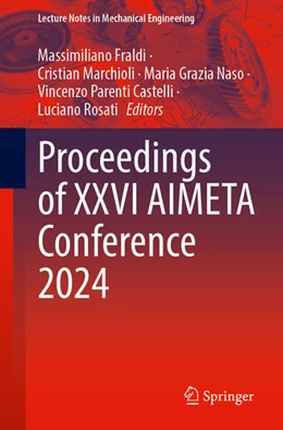 Abbildung von Fraldi / Marchioli | Proceedings of XXVI AIMETA Conference 2024 | 1. Auflage | 2026 | beck-shop.de