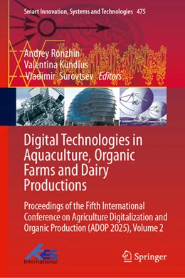 Abbildung von Ronzhin / Kundius | Digital Technologies in Aquaculture, Organic Farms and Dairy Productions | 1. Auflage | 2026 | beck-shop.de