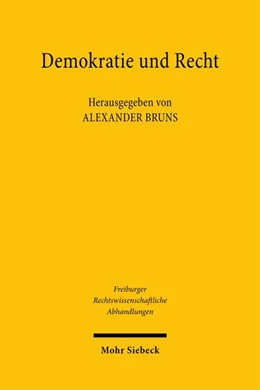 Abbildung von Bruns | Demokratie und Recht | 1. Auflage | 2026 | beck-shop.de