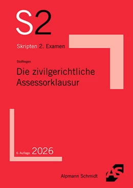 Abbildung von Stoffregen | Die zivilgerichtliche Assessorklausur | 6. Auflage | 2026 | beck-shop.de