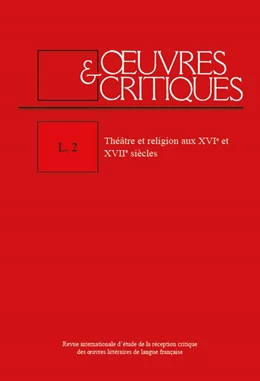 Abbildung von OEUVRES & CRITIQUES L, 2 | 1. Auflage | 2026 | beck-shop.de