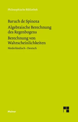 Abbildung von Spinoza / Lucas | Algebraische Berechnung des Regenbogens - Berechnung von Wahrscheinlichkeiten | 1. Auflage | 2025 | 350 | beck-shop.de