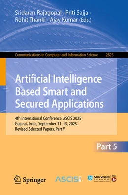 Abbildung von Rajagopal / Sajja | Artificial Intelligence Based Smart and Secured Applications | 1. Auflage | 2026 | beck-shop.de