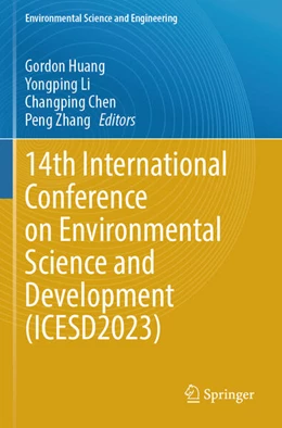 Abbildung von Huang / Li | 14th International Conference on Environmental Science and Development (ICESD2023) | 1. Auflage | 2025 | beck-shop.de