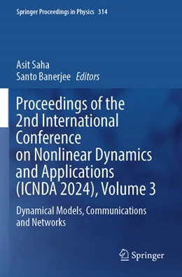 Abbildung von Saha / Banerjee | Proceedings of the 2nd International Conference on Nonlinear Dynamics and Applications (ICNDA 2024), Volume 3 | 1. Auflage | 2025 | beck-shop.de