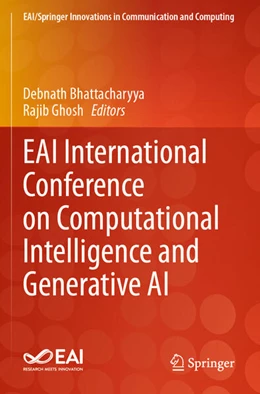 Abbildung von Bhattacharyya / Ghosh | EAI International Conference on Computational Intelligence and Generative AI | 1. Auflage | 2025 | beck-shop.de
