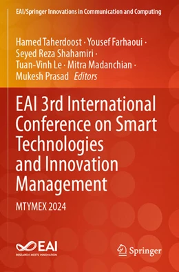 Abbildung von Taherdoost / Farhaoui | EAI 3rd International Conference on Smart Technologies and Innovation Management | 1. Auflage | 2025 | beck-shop.de