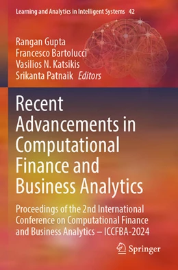 Abbildung von Gupta / Bartolucci | Recent Advancements in Computational Finance and Business Analytics | 1. Auflage | 2025 | beck-shop.de