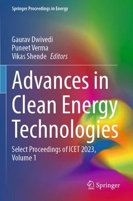 Abbildung von Dwivedi / Verma | Advances in Clean Energy Technologies | 1. Auflage | 2025 | beck-shop.de