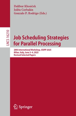 Abbildung von Klusácek / Corbalán | Job Scheduling Strategies for Parallel Processing | 1. Auflage | 2026 | beck-shop.de