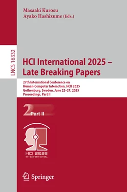 Abbildung von Kurosu / Hashizume | HCI International 2025 - Late Breaking Papers | 1. Auflage | 2026 | beck-shop.de