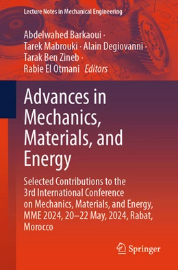 Abbildung von Barkaoui / Mabrouki | Advances in Mechanics, Materials, and Energy | 1. Auflage | 2026 | beck-shop.de