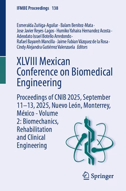 Abbildung von Zuñiga-Aguilar / Benítez-Mata | XLVIII Mexican Conference on Biomedical Engineering | 1. Auflage | 2026 | beck-shop.de