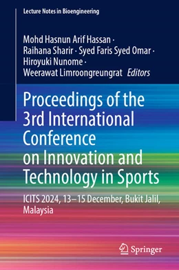 Abbildung von Hassan / Sharir | Proceedings of the 3rd International Conference on Innovation and Technology in Sports | 1. Auflage | 2026 | beck-shop.de
