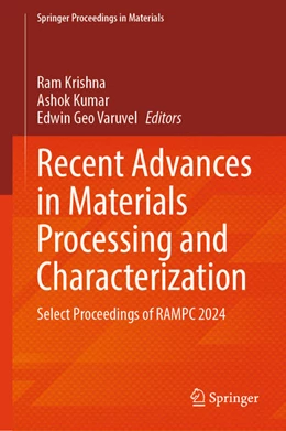 Abbildung von Krishna / Kumar | Recent Advances in Materials Processing and Characterization | 1. Auflage | 2026 | beck-shop.de