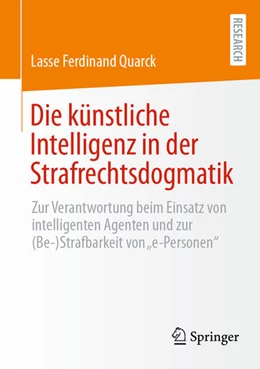 Abbildung von Quarck | Die künstliche Intelligenz in der Strafrechtsdogmatik | 1. Auflage | 2026 | beck-shop.de
