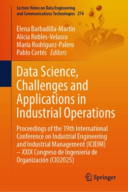 Abbildung von Barbadilla-Martín / Robles-Velasco | Data Science, Challenges and Applications in Industrial Operations | 1. Auflage | 2026 | beck-shop.de