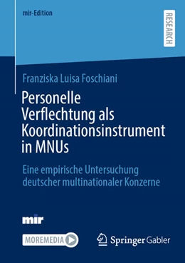 Abbildung von Foschiani | Personelle Verflechtung als Koordinationsinstrument in MNUs | 1. Auflage | 2026 | beck-shop.de