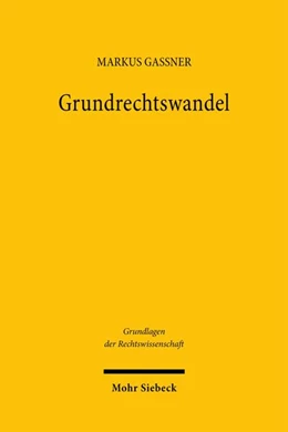 Abbildung von Gaßner | Grundrechtswandel | 1. Auflage | 2026 | beck-shop.de