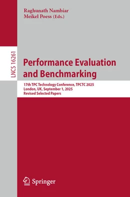 Abbildung von Nambiar / Poess | Performance Evaluation and Benchmarking | 1. Auflage | 2026 | beck-shop.de