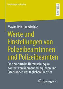 Abbildung von Haendschke | Werte und Einstellungen von Polizeibeamtinnen und Polizeibeamten | 1. Auflage | 2026 | beck-shop.de