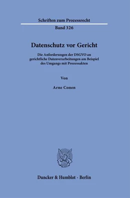 Abbildung von Conen | Datenschutz vor Gericht | 1. Auflage | 2026 | beck-shop.de