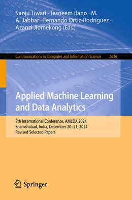 Abbildung von Tiwari / Bano | Applied Machine Learning and Data Analytics | 1. Auflage | 2026 | beck-shop.de