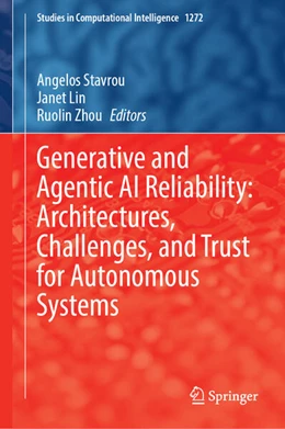 Abbildung von Stavrou / Lin | Generative and Agentic AI Reliability: Architectures, Challenges, and Trust for Autonomous Systems | 1. Auflage | 2026 | beck-shop.de