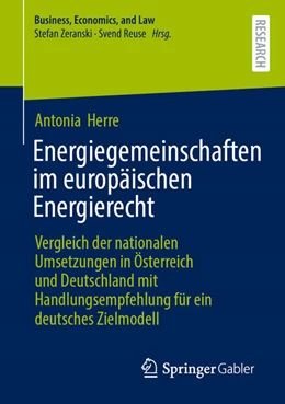 Abbildung von Herre | Energiegemeinschaften im europäischen Energierecht | 1. Auflage | 2026 | beck-shop.de