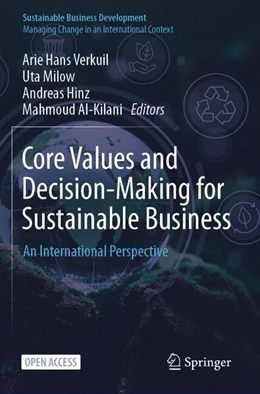 Abbildung von Verkuil / Milow | Core Values and Decision-Making for Sustainable Business | 1. Auflage | 2026 | beck-shop.de