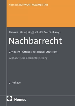 Abbildung von Jeromin / Klose | StichwortKommentar Nachbarrecht | 2. Auflage | 2026 | beck-shop.de