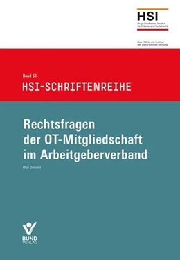 Abbildung von Deinert | Rechtsfragen der OT-Mitgliedschaft im Arbeitgeberverband | 1. Auflage | 2026 | 61 | beck-shop.de