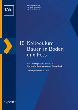 Abbildung von Moormann / Vogt-Breyer | 15. Kolloquium Bauen in Boden und Fels | 1. Auflage | 2026 | beck-shop.de